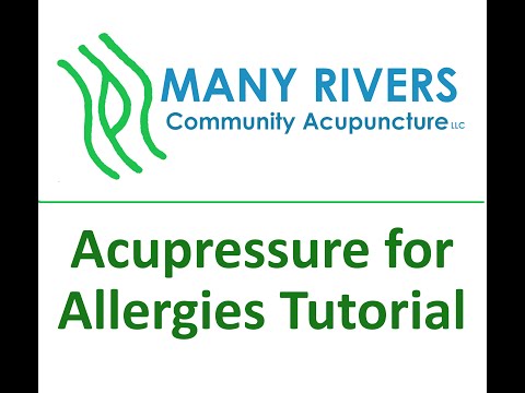 Acupressure for Allergies Tutorial