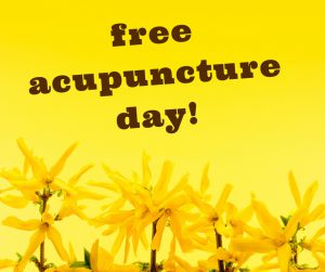 free acupuncture day