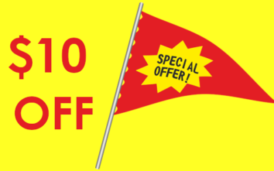 $10 off new patient special!